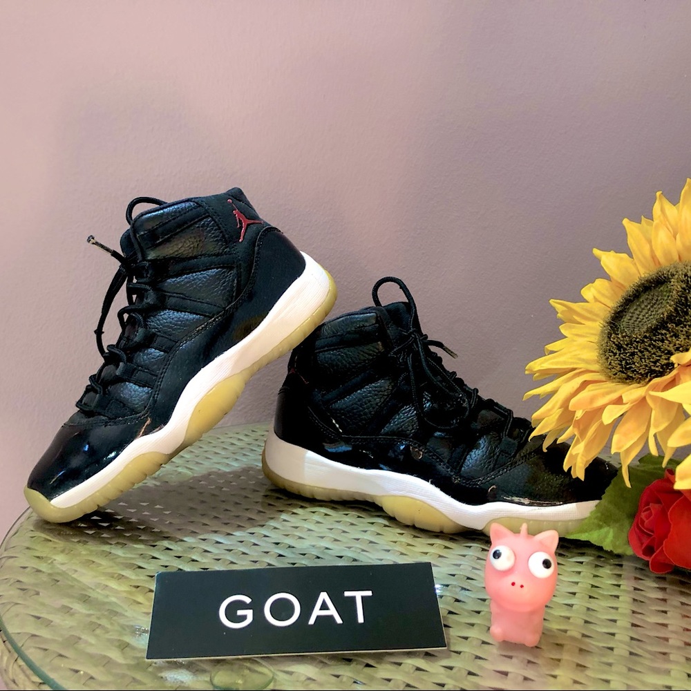 BLACK FRIDAY 35% SALE! Nike Air Jordan 11 High "72-10" Size 4Y Wmns 5.5